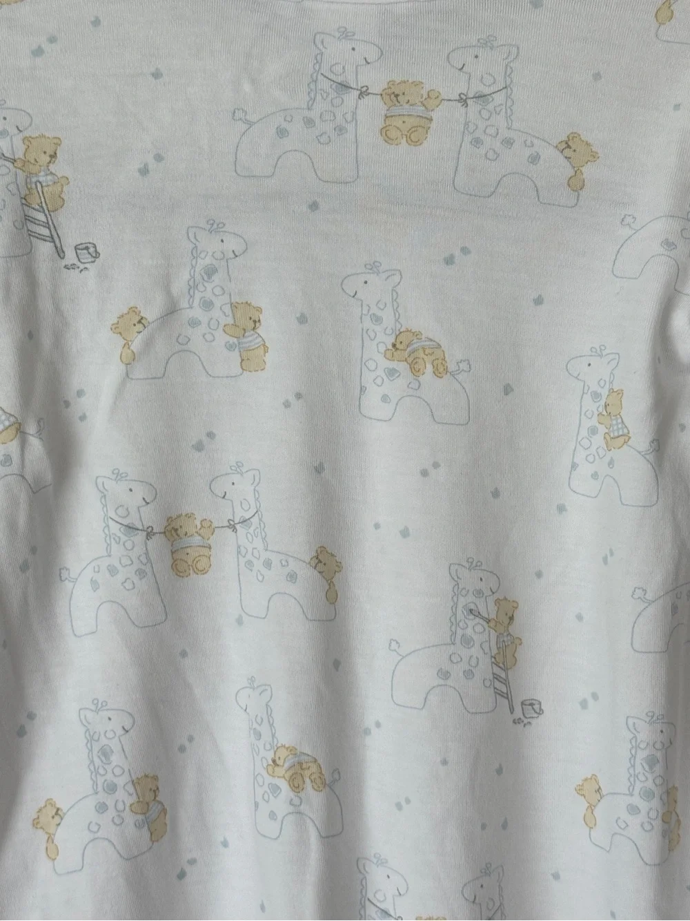 Kissy Kissy converter gown pima coverall romper mittens giraffe teddy bear baby